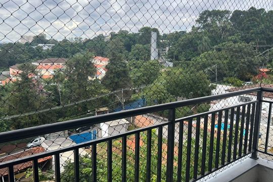 Varanda da Sala de apartamento para alugar com 2 quartos, 56m² em Jardim Recanto Suave, Cotia