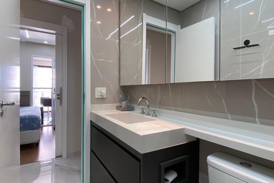 Banheiro 2 de apartamento à venda com 3 quartos, 84m² em Centro, Osasco