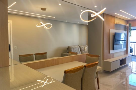 Sala de apartamento à venda com 3 quartos, 84m² em Centro, Osasco