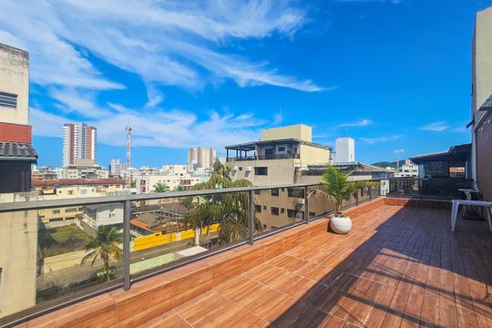 Vista da Varanda da Sala de apartamento para alugar com 3 quartos, 180m² em Jardim Vitoria, Guarujá