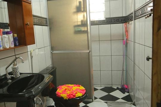 Banheiro Social  de casa à venda com 2 quartos, 153m² em Vila Sao Marcos, São Bernardo do Campo