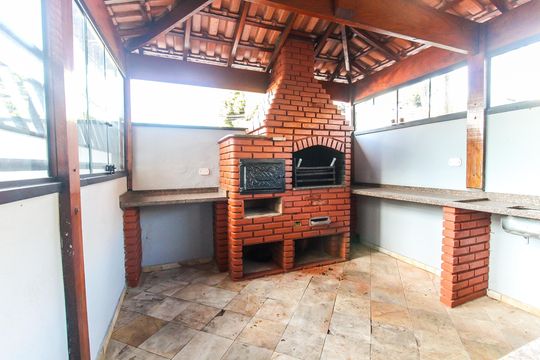 Área comum - Churrasqueira de apartamento para alugar com 2 quartos, 57m² em Vila Rosaria, São Paulo