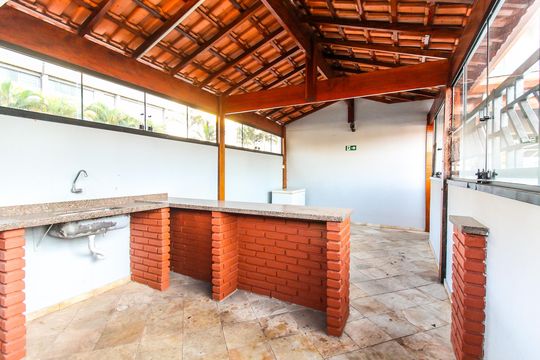 Área comum - Churrasqueira de apartamento para alugar com 2 quartos, 57m² em Vila Rosaria, São Paulo