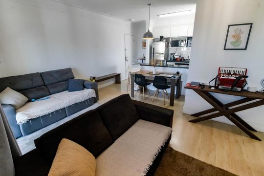 Sala de apartamento para alugar com 2 quartos, 67m² em Vila Andrade, São Paulo