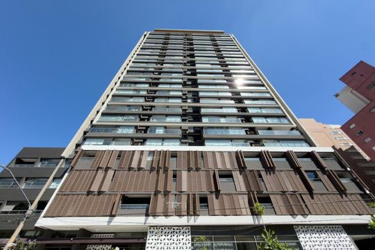 Fachada de kitnet/studio para alugar com 1 quarto, 24m² em Jardim Paulistano, São Paulo