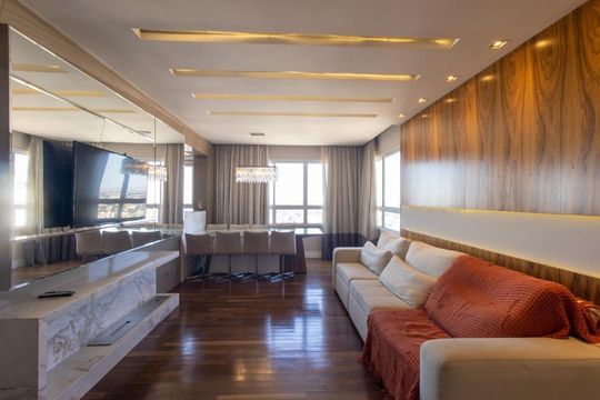 Sala de apartamento para alugar com 3 quartos, 242m² em Portão, Curitiba