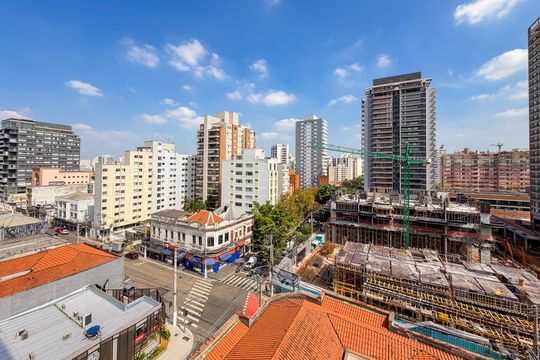 Vista da Sala de apartamento para alugar com 3 quartos, 96m² em Vila Mariana, São Paulo