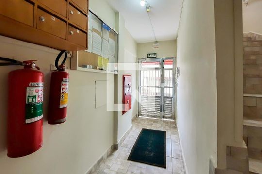 Área comum - Hall de apartamento para alugar com 1 quarto, 37m² em Centro, São Bernardo do Campo