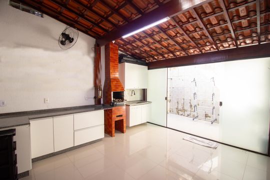 Área gourmet de casa de condomínio à venda com 2 quartos, 110m² em Arvoredo Ii, Contagem