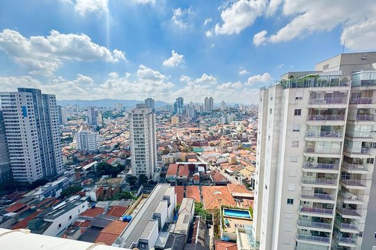 Vista varanda  de apartamento à venda com 2 quartos, 58m² em Vila Dom Pedro Ii, São Paulo