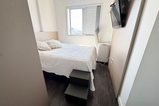 Suite de apartamento à venda com 2 quartos, 58m² em Vila Dom Pedro Ii, São Paulo