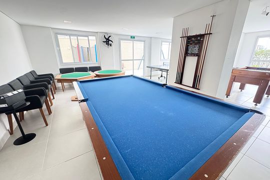 Sala de Jogos de apartamento à venda com 2 quartos, 58m² em Vila Dom Pedro Ii, São Paulo