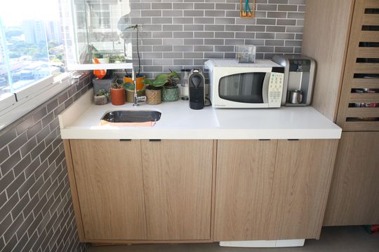 Varanda de apartamento à venda com 2 quartos, 62m² em Barra Funda, São Paulo