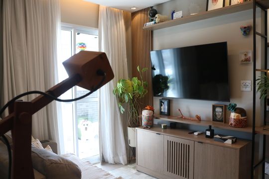 Sala de apartamento à venda com 2 quartos, 62m² em Barra Funda, São Paulo