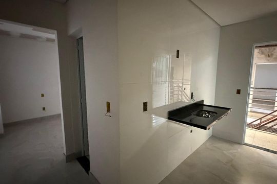 Cozinha de kitnet/studio para alugar com 1 quarto, 26m² em São Paulo, Belo Horizonte