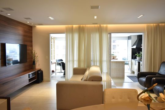 Sala de apartamento à venda com 2 quartos, 115m² em Chácara Inglesa, São Paulo