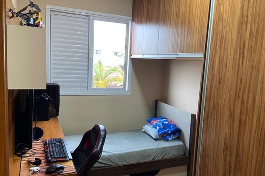 Quarto 2 de apartamento à venda com 2 quartos, 86m² em Vila Guarani, Santo André