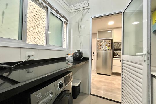 Área de Serviço de apartamento à venda com 3 quartos, 121m² em Vila Mascote, São Paulo