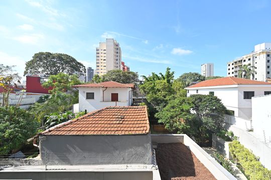 Vista da Varanda de kitnet/studio à venda com 1 quarto, 27m² em Mirandópolis, São Paulo