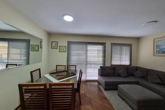 Sala de apartamento para alugar com 3 quartos, 110m² em Indianópolis, São Paulo