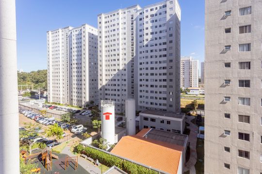 Vista da Sala de apartamento à venda com 2 quartos, 44m² em Usina Piratininga, São Paulo