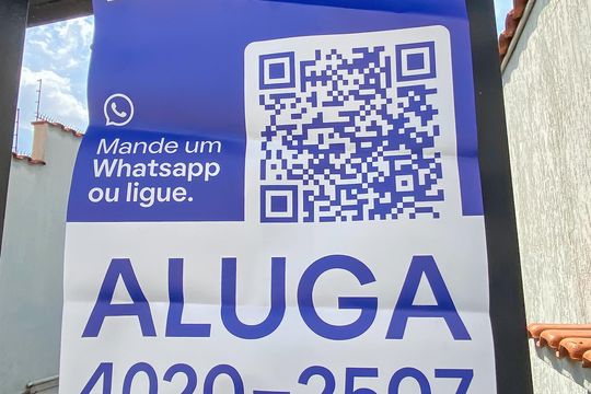 Placa de casa para alugar com 1 quarto, 38m² em Jardim Belem, São Paulo