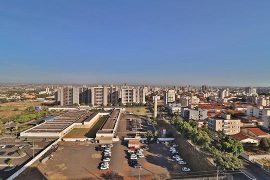 Área comum - Terraço - Vista de apartamento para alugar com 2 quartos, 79m² em Santa Mônica, Uberlândia