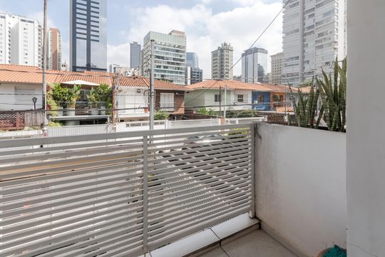 Varanda da Suíte 1 de casa de condomínio à venda com 2 quartos, 115m² em Vila Olímpia, São Paulo