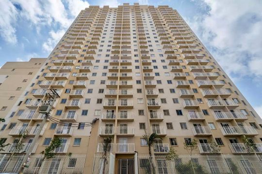 Fachada de apartamento à venda com 1 quarto, 32m² em Jardim Itacolomi, São Paulo