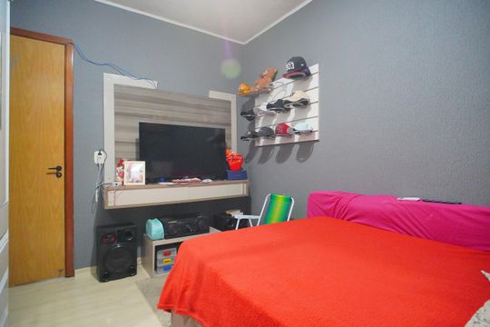 quarto 1 de apartamento para alugar com 2 quartos, 55m² em Santos Dumont, São Leopoldo
