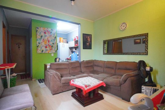sala de apartamento à venda com 2 quartos, 55m² em Santos Dumont, São Leopoldo
