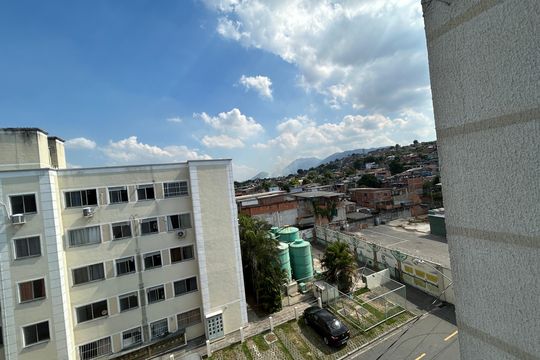 Vista da Sala de apartamento para alugar com 2 quartos, 55m² em Anchieta, Nilópolis