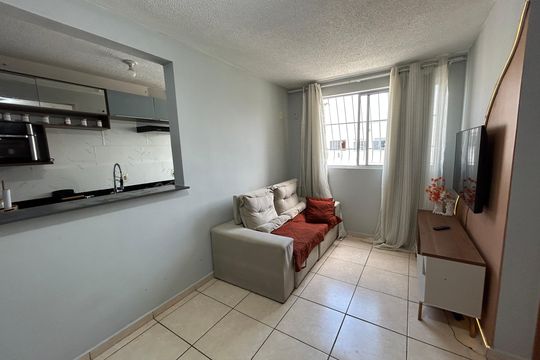 Sala de apartamento para alugar com 2 quartos, 55m² em Anchieta, Nilópolis