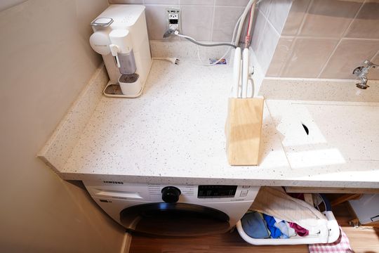 Área de serviço de apartamento à venda com 2 quartos, 40m² em Jardim, Santo André