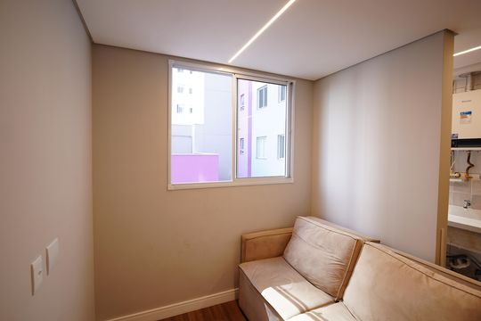 Sala de apartamento à venda com 2 quartos, 40m² em Jardim, Santo André
