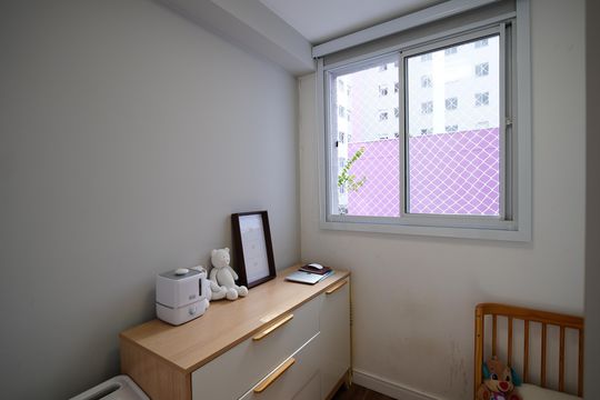 Sala de apartamento à venda com 2 quartos, 40m² em Jardim, Santo André
