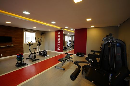 Área comum - Academia de apartamento à venda com 2 quartos, 40m² em Jardim, Santo André