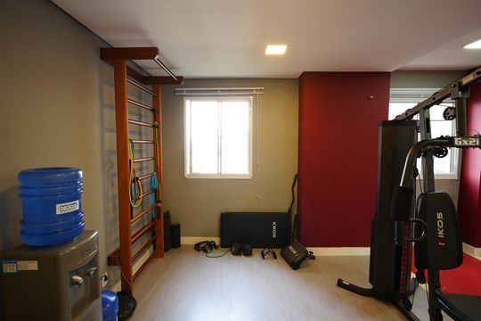 Área comum - Academia de apartamento à venda com 2 quartos, 40m² em Jardim, Santo André