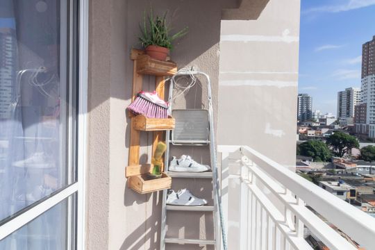 Sacada de apartamento para alugar com 2 quartos, 48m² em Vila Carmosina, São Paulo