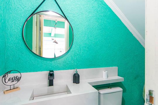 Lavabo da Garagem de casa para alugar com 2 quartos, 120m² em Vila Humaita, Santo André