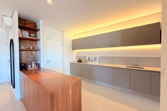 Cozinha de apartamento à venda com 3 quartos, 160m² em Parque do Colégio, Jundiaí