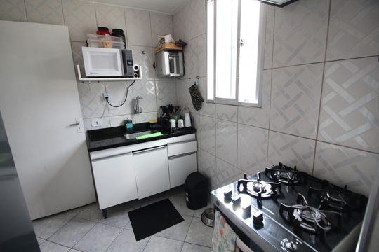 Cozinha de apartamento à venda com 2 quartos, 52m² em Taquara, Rio de Janeiro