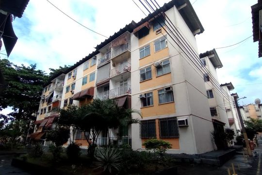 Fachada de apartamento à venda com 2 quartos, 52m² em Taquara, Rio de Janeiro