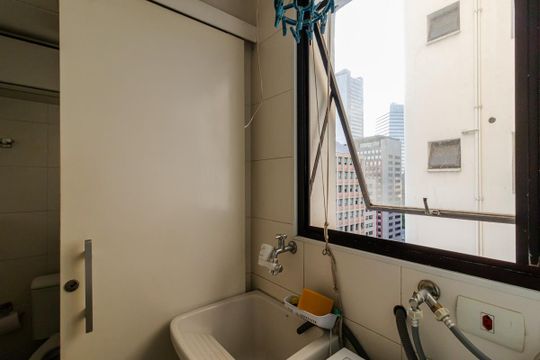 Área de Serviço de apartamento à venda com 3 quartos, 76m² em Vila Olímpia, São Paulo