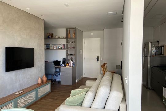 Sala - Cozinha de apartamento à venda com 2 quartos, 59m² em Vila Yara, Osasco