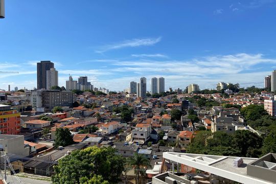 Sala - Vista de apartamento à venda com 2 quartos, 59m² em Vila Yara, Osasco