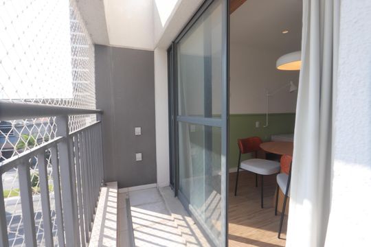 Varanda de kitnet/studio à venda com 1 quarto, 55m² em Jardim Independência (são Paulo), São Paulo