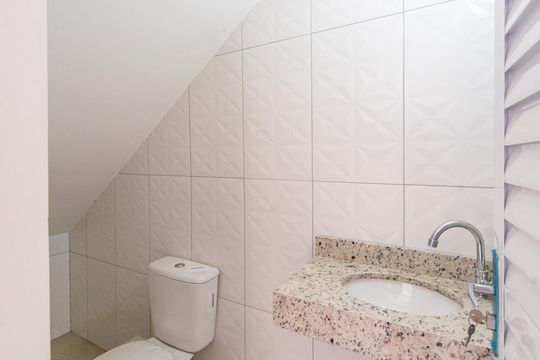 Lavabo da Área Gourmet de casa para alugar com 3 quartos, 230m² em Jardim Paraiso, Santo André