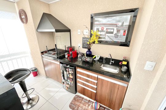 Varanda da Sala de apartamento à venda com 2 quartos, 94m² em Santana, São Paulo