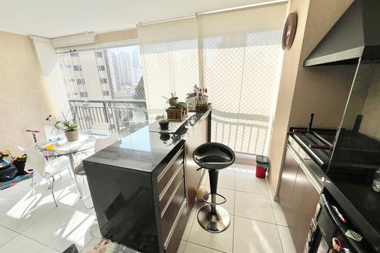 Varanda da Sala de apartamento à venda com 2 quartos, 94m² em Santana, São Paulo